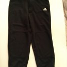 Adidas pants baseball softball youth Size XS XSmall black sports