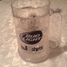 Bud Light beer mug stein freezer Bull Shirts Rod Ryan Show 16 oz rodeo