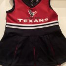 NFL Houston Texans Team Apparel dress Size 2T cheerleader uniform blue red