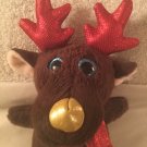 Christmas Hug Fun deer brown plush animal stuffed 9 inch holiday
