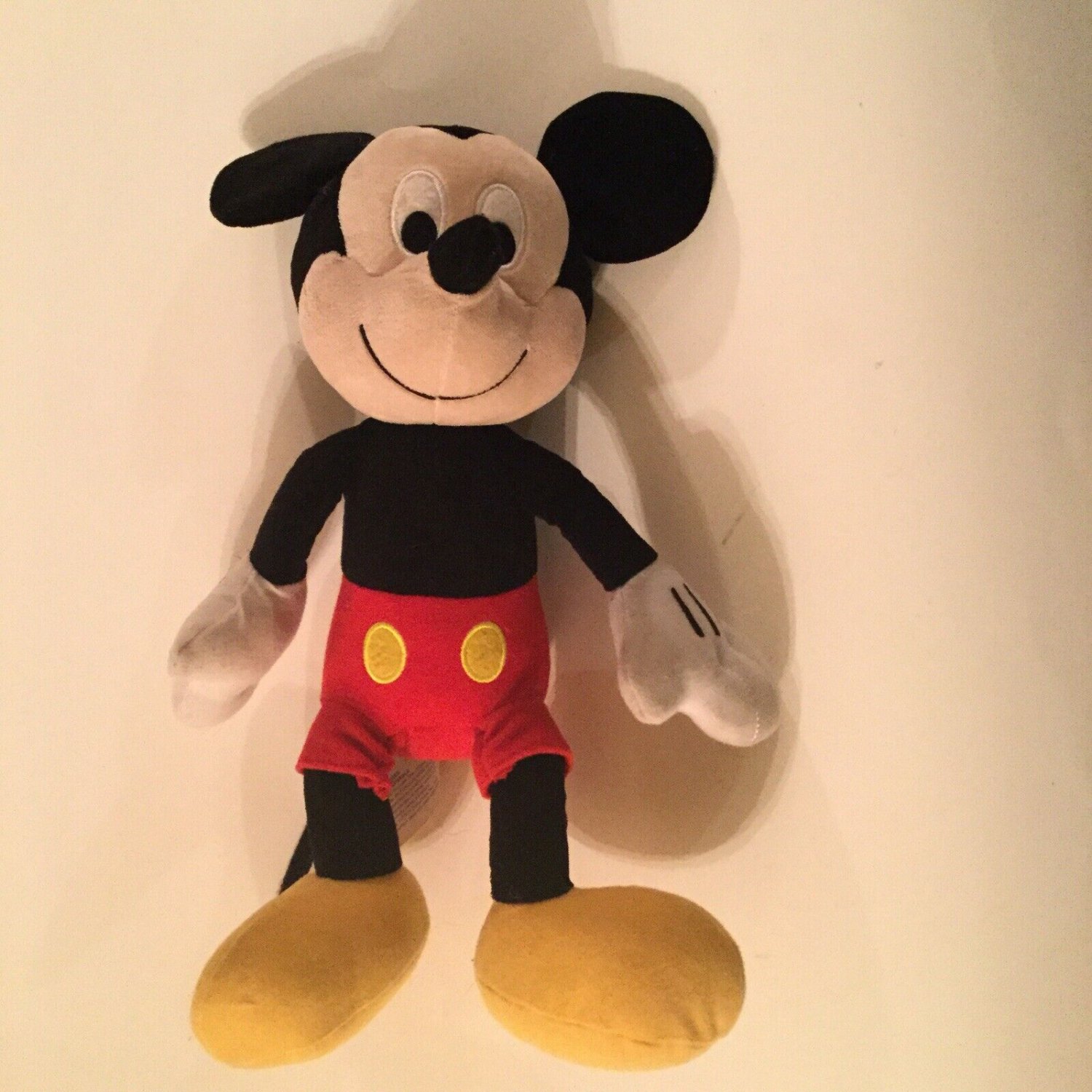 Christmas Disney Mickey Mouse plush toy 14 inch stuffed animal black red