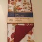 Winter kitchen 4pc set dish mat oven mitt pot holder gnome turkey pumpkin