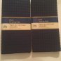 Christmas set 2 pc dish drying mat kitchen Home Collection 12x18 in blue new