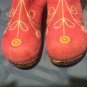 Hanna Andersson boots Size 11.5 pink leather floral zipper