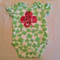 St Patricks Day Size 6 9 mo sleepwear pajamas frogs play set green 3 pc lot
