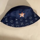 MLB Houston Astros bucket hat youth one size fishing camping sun cap reversible