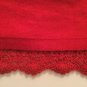 Valentines Day Size 2T Cat & Jack dress sweater crochet holiday long sleeve red