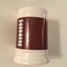 NFL stein mug official football ceramic 16 oz brown white