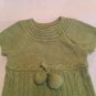 Crazy 8 sweater dress Size 18 24 mo holiday short sleeve green