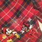 Winter Disney Store Size 2 night gown sleepwear plaid ruffle red