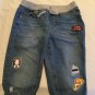 Justice jeans Size 12 simply low super skinny distressed rodeo knit waist pants