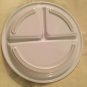 section plate 3 divided pumpkin spider stripes melamine nonslip