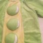 Pea Pod Costume Size 0 to 6 mo Hyde and Eek green 1 pc baby