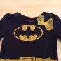 Batgirl costume DC Comics Batman dress Size 3T black metallic no cape