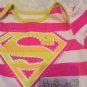 Size 3 6 mo DC Comics Supergirl dress Batgirl outfit lot of 2 pink
