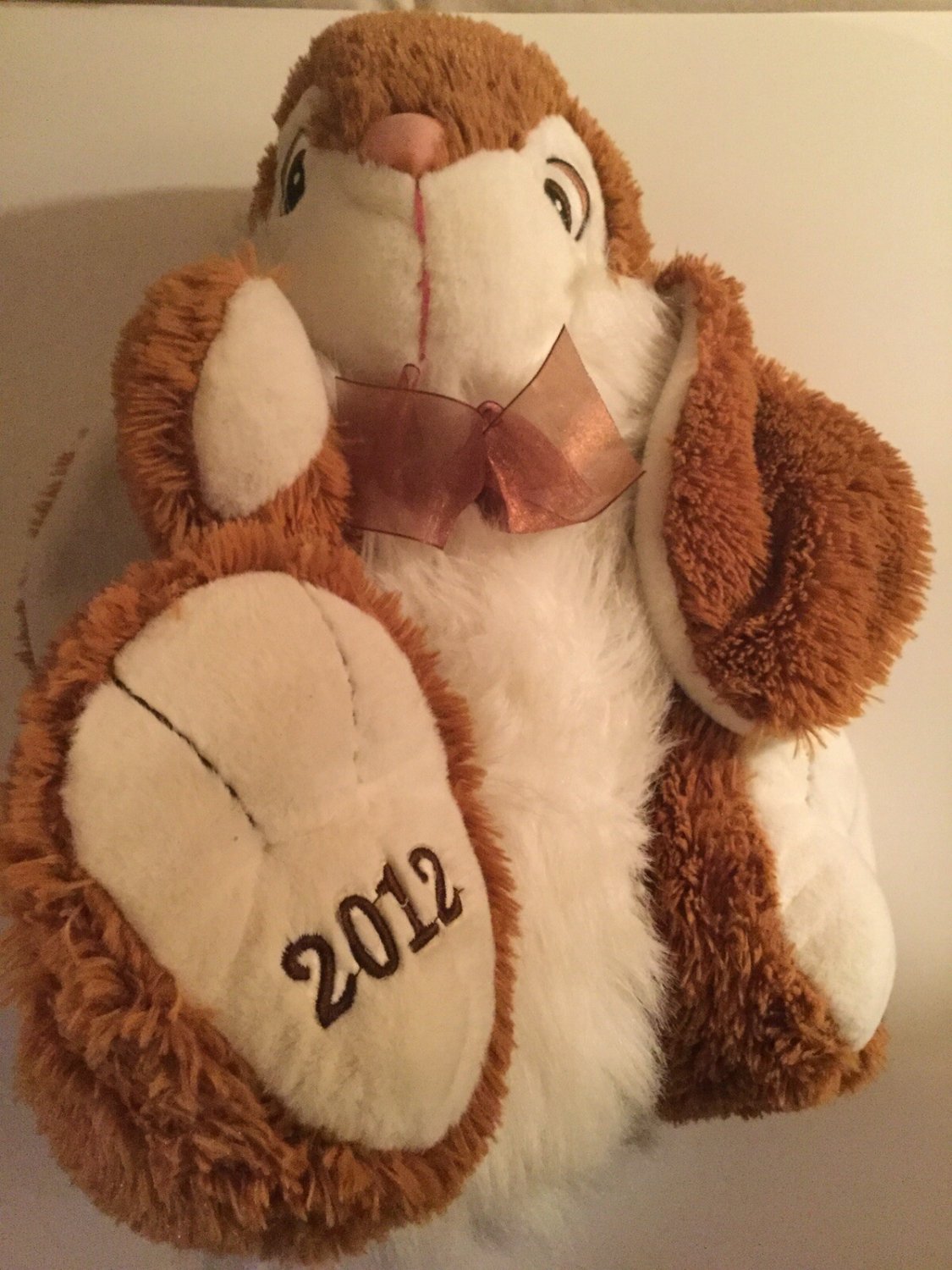 bunny rabbit floppy ears Dan Dee Collectors Choice 15 in brown plush 2012