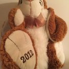 bunny rabbit floppy ears Dan Dee Collectors Choice 15 in brown plush 2012