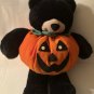 Black Build A Bear jack o lantern pumpkin outfit plush orange 17 inch