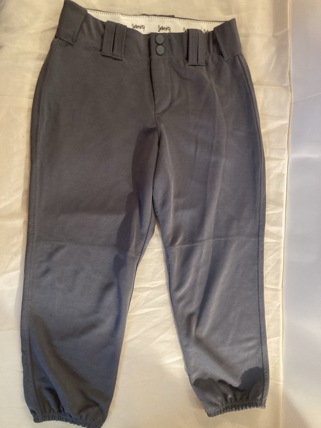 Ladies women Size small Intensity pants softball baseball dark gray sports new