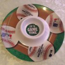 MLB chip n dip platter tray baseball World Series Amscan It's game time
