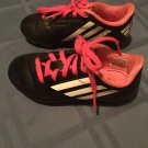 Adidas cleats Size 10.5 black baseball softball soccer girls athletic shoes