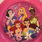 2 Disney plates 5 princess Zak design melamine pink