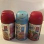 3 Wizard automatic spray refill variety apple pie vanilla cupcakes cherry berry