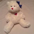 Valentines Day Build A Bear heart patriotic USA America white plush outfit