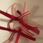 Valentines Day hair accessory bow ribbon hair dress lot of 3