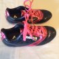 Brava cleats Size 3.5 soccer shoes black pink sports athletic girls