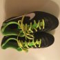 Nike cleats Size 4.5Y soccer Tiempo black green sports shoes