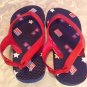 patriotic sandals Size 9 large American Flag stars shoes blue red