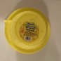 Nickelodeon Sponge Bob sippy bowl 2 pc cereals straw 6 x 6 inch yellow