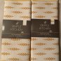 Winter fall dish drying mats Simple Kitchen 15x20 in 2pc set yellow white