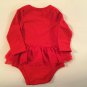 Size 6 9 mo Cat & Jack dress tutu Holiday Time romper bodysuit 2 pc