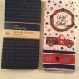 kitchen dish drying mat towel patriotic stars 2 pc holiday red blue