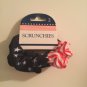 scrunchies head band hair accessory patriotic 3 pc set stars stripes