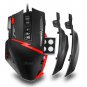 Zelotes C15 Gaming Mouse 7000 DPI 13 Programmable Buttons Weight Tuning Cartri