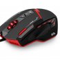Zelotes C15 Gaming Mouse 7000 DPI 13 Programmable Buttons Weight Tuning Cartri