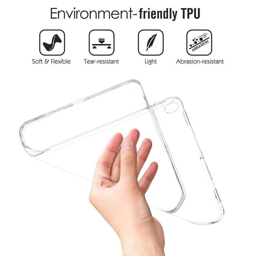 For Apple iPad Pro 10.5" 2017 Transparent Thin Clear Soft TPU Back Case Cover