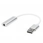 Usb External Audio Sound Card To 3.5mm Jack Adapter Stereo Speaker For PS3 PC