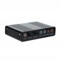 USB External 6 Channel 5.1 SPDIF Optical Sound Card Audio For Netbook Laptop PC