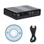 USB External 6 Channel 5.1 SPDIF Optical Sound Card Audio For Netbook Laptop PC