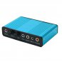 USB External 6 Channel 5.1 SPDIF Optical Sound Card Audio For Netbook Laptop PC
