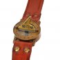 Antique Steampunk Wrist Brass Compass & Sundial-Watch With Leather Strap Sundial