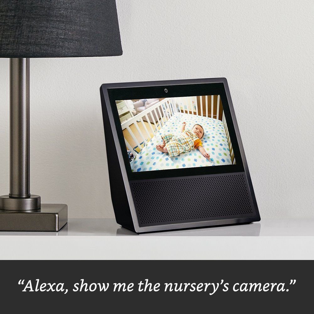 Echo Show Alexa Enabled Bluetooth Speaker 7" Screen Black