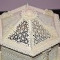 Antique Handmade Bone Carved Floral Motif Jewelry box with Gift Box