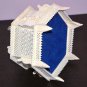 Antique Handmade Bone Carved Floral Motif Jewelry box with Gift Box