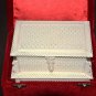 Antique Handmade Bone Carved Floral Motif Jewelry box with Gift Wooden Box