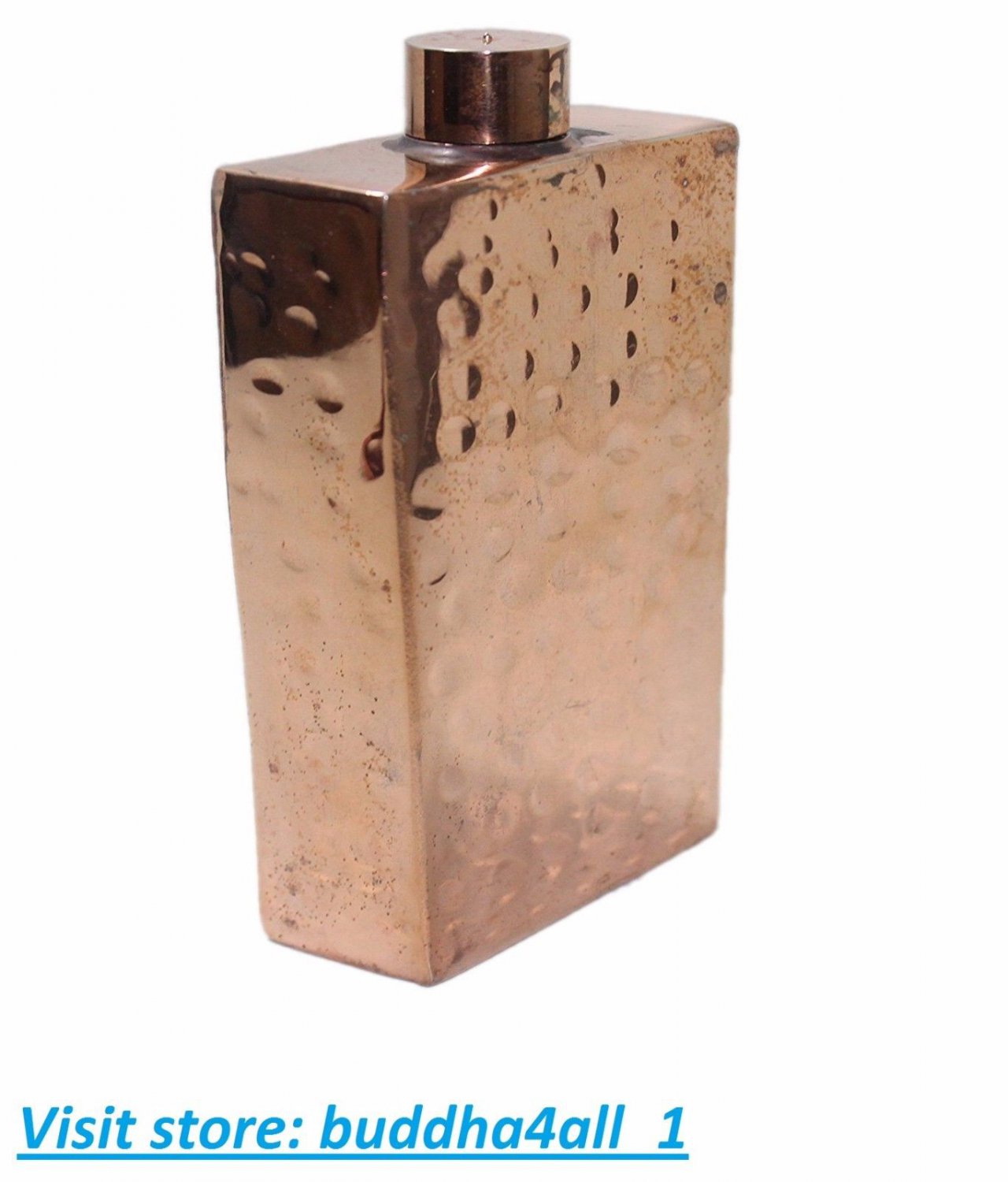 Copper Hand Hammered 8 Ounce Hip Flask